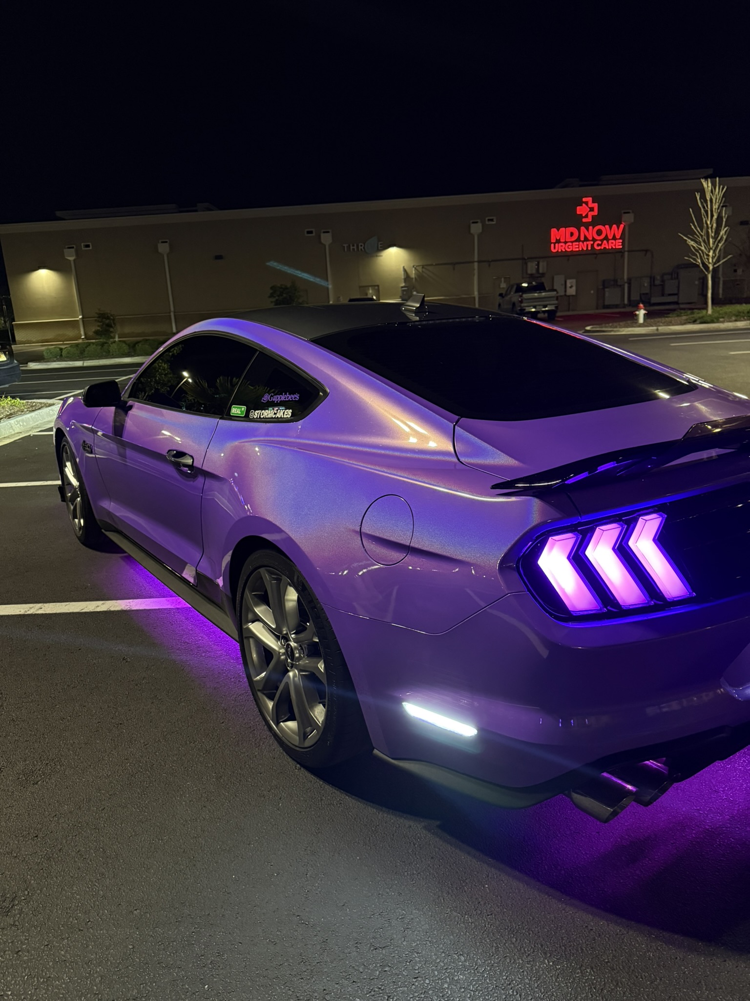 Mustang Laser Purple