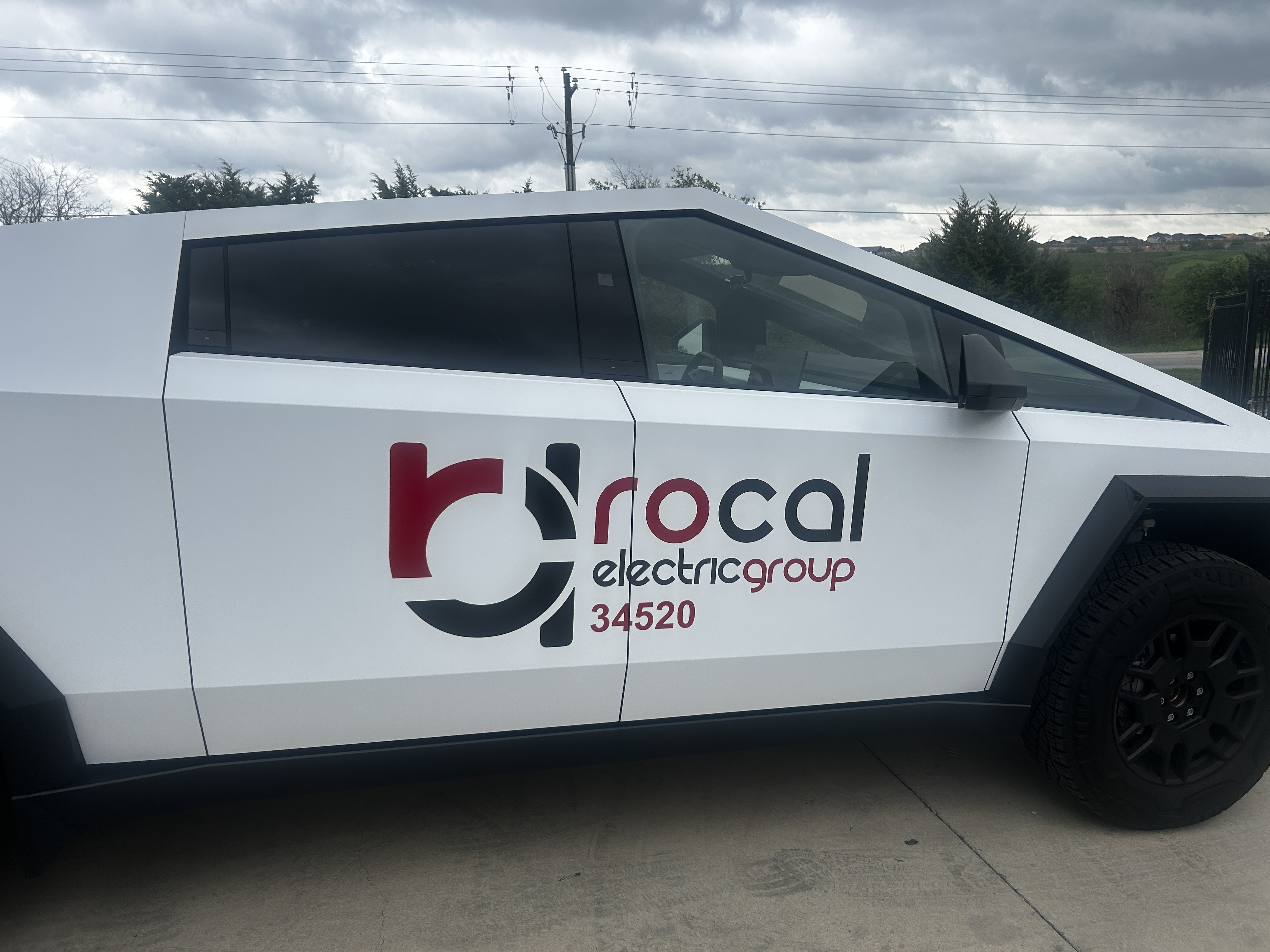 Cybertruck Commercial Branding - Professional vehicle wrap by The Vinyl Lounge